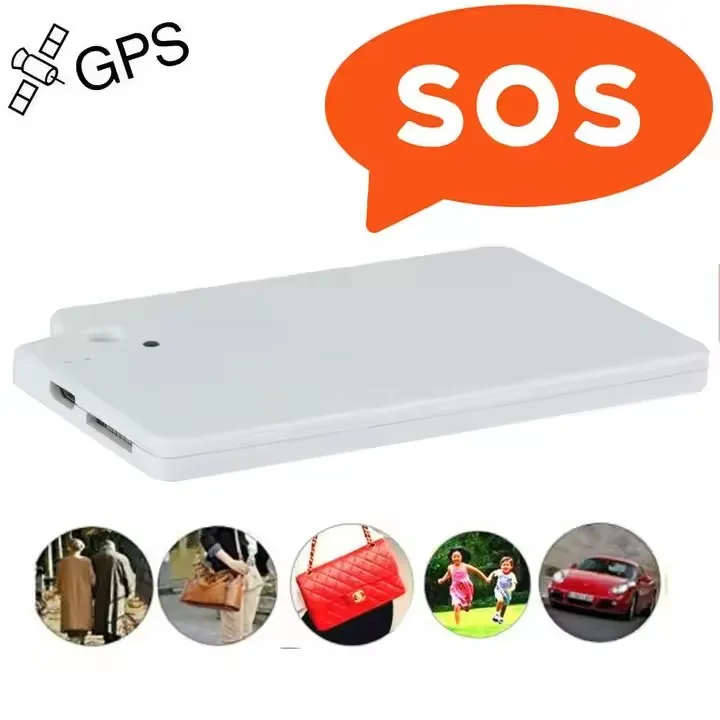 ID Card GPS Tracker for Students People Ultra Slim Smart Card Anti-loss Locator Rechargeable Wallet Pet GPS Tracker Bag GPS