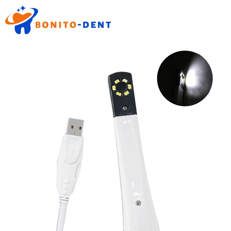 Superheldere 6-LED-koele lichten USB-intraorale camera Digitale kijker PC / mobiele telefoonverbinding Orale endoscoop Thuiskliniekgebruik