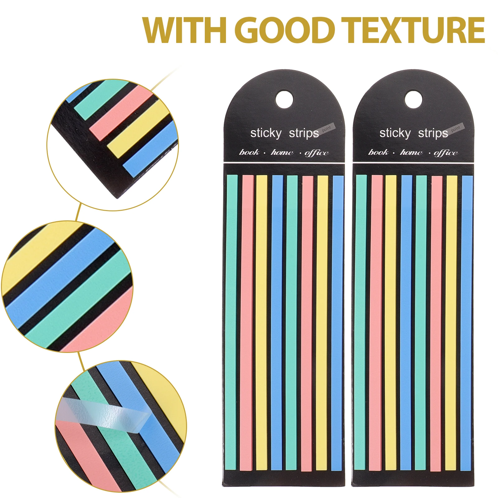 

4 Books Index Page Markers Tabs Writable Transparent Office Products Bar