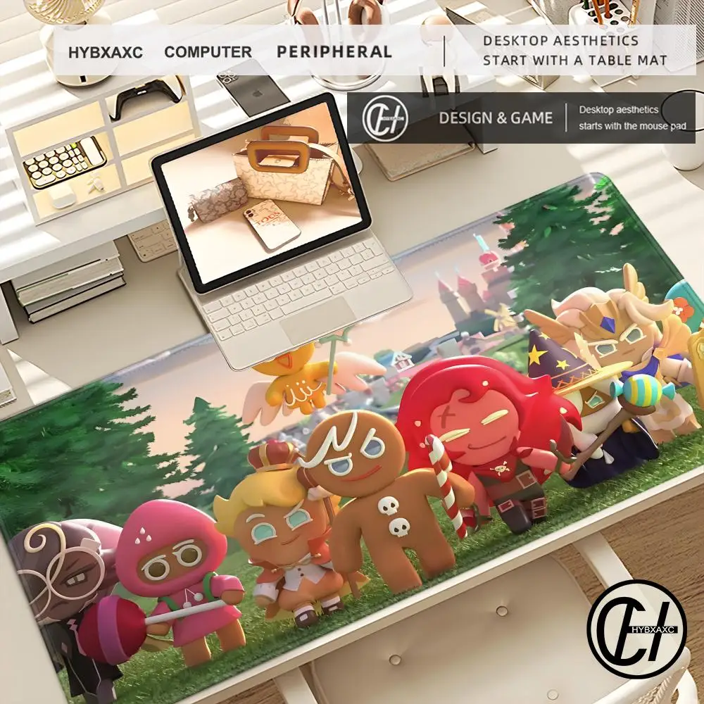 

Mouse Pad Office PC Cookies Run Kingdom Mousepad Laptop Cartoon Flower Gamer Cabinet Desk Mouse Mat Kawaii Anime HD Keyboard Pad