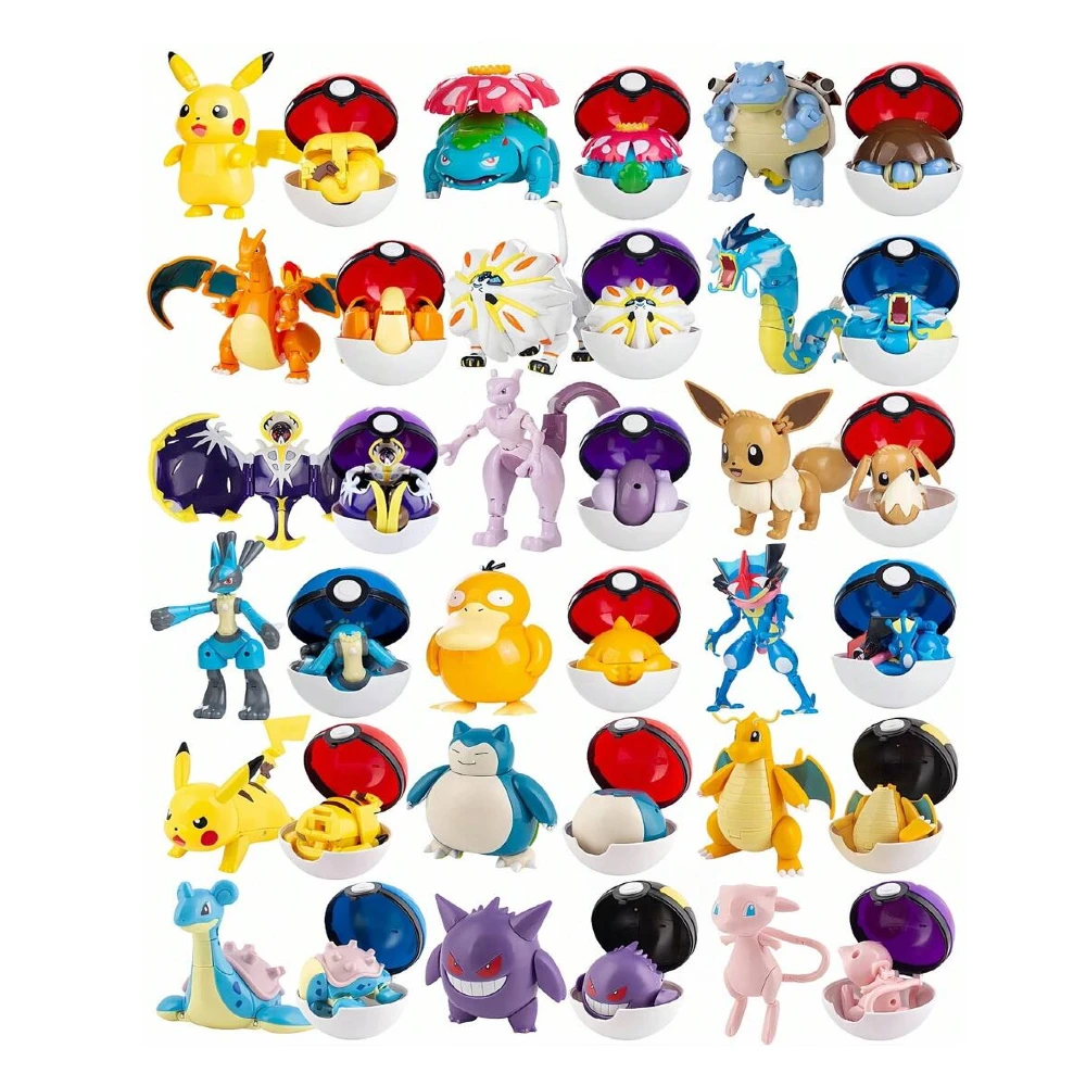 18-estilos-originais-pokemon-elf-bola-brinquedos-bolso-monstros-figuras-modelo-pikachu-gengar-elf-bola-dragonite-snorlax-lapras-criancas-brinquedos