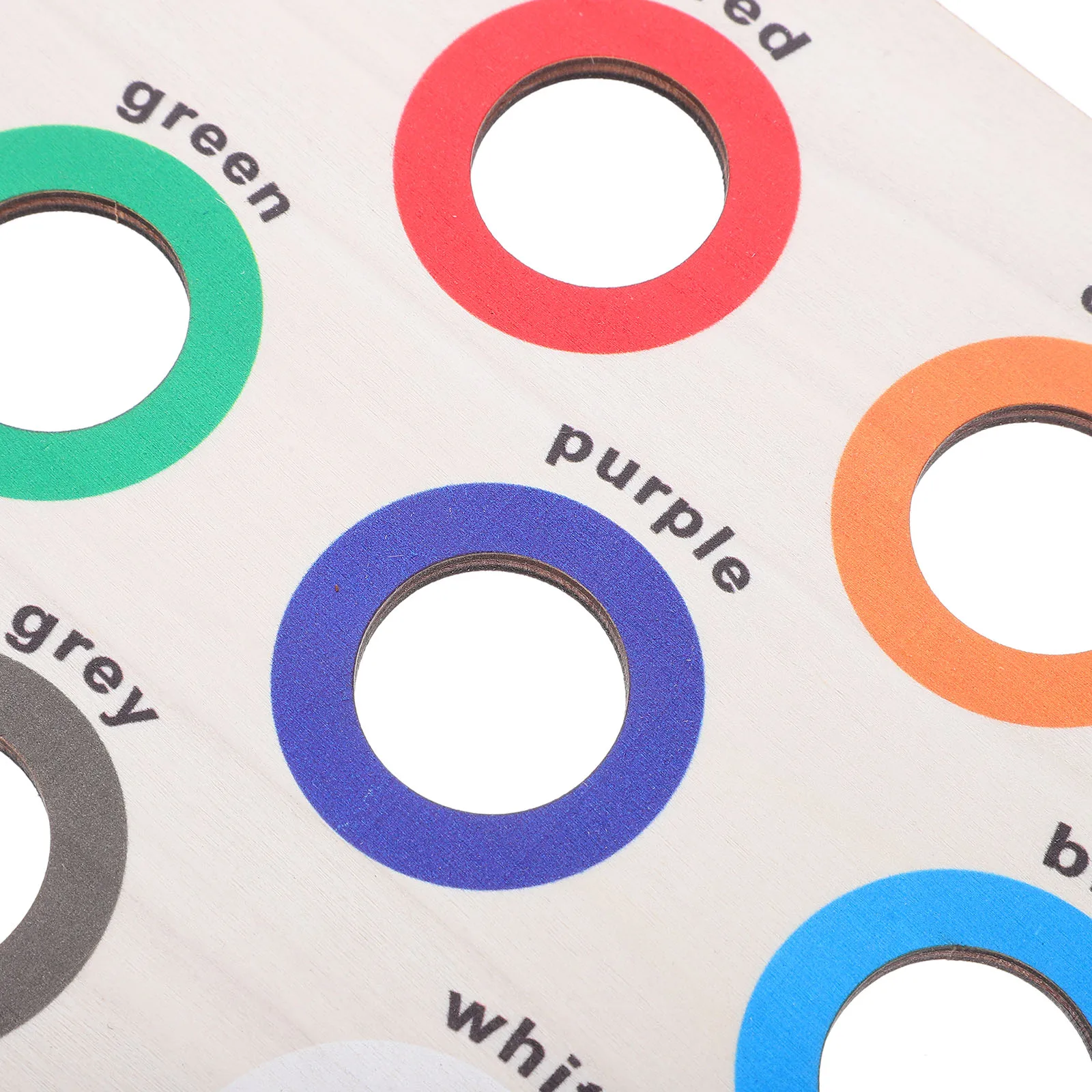 Farbsortiertablett aus Holz, Montessori-Sensorisches Brett für Kleinkinder, frühes Lernen, Feinmotorik-Entwicklungsspiel für Kinder im Vorschulalter