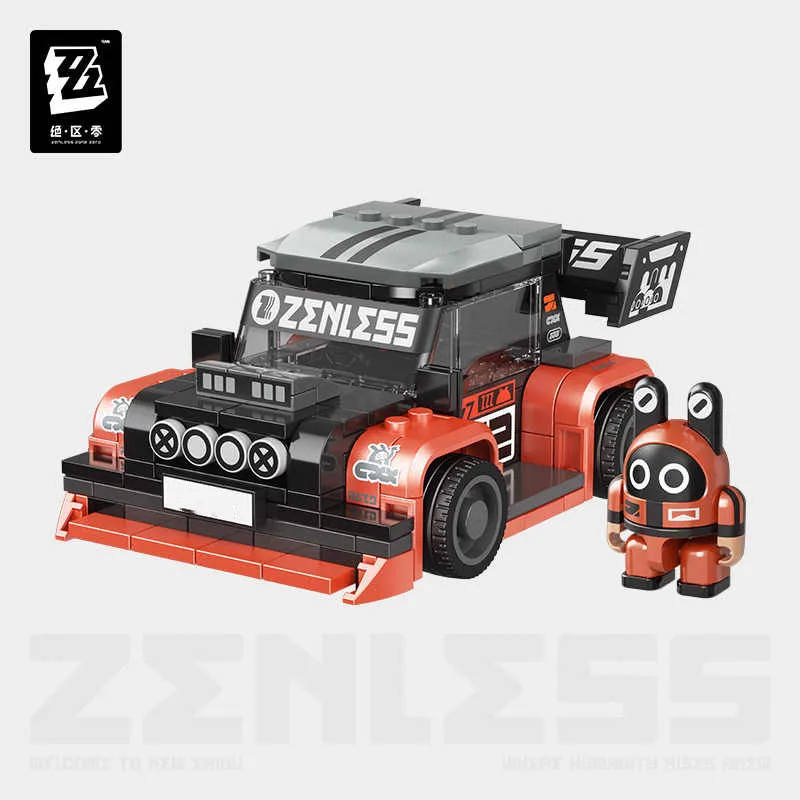 Oficial zenless zona zero o bangboo pvc brinquedo carro bloco de construção montagem ornamentado anime figura modelo acessórios crianças presentes
