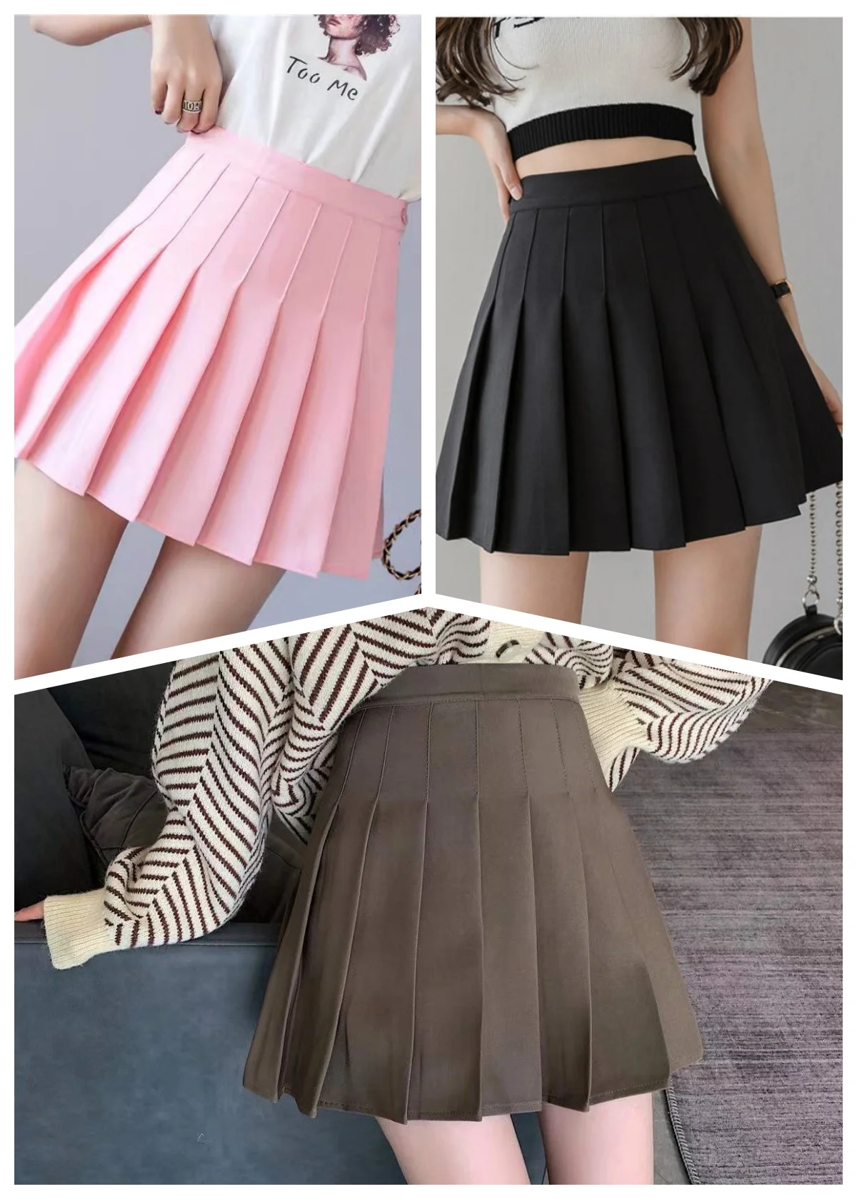 

2024, осенняя корейская юбка, шорты, женская сексуальная мини-юбка с высокой талией, школьная короткая плиссированная кавайная японская розовая юбка, женская весна