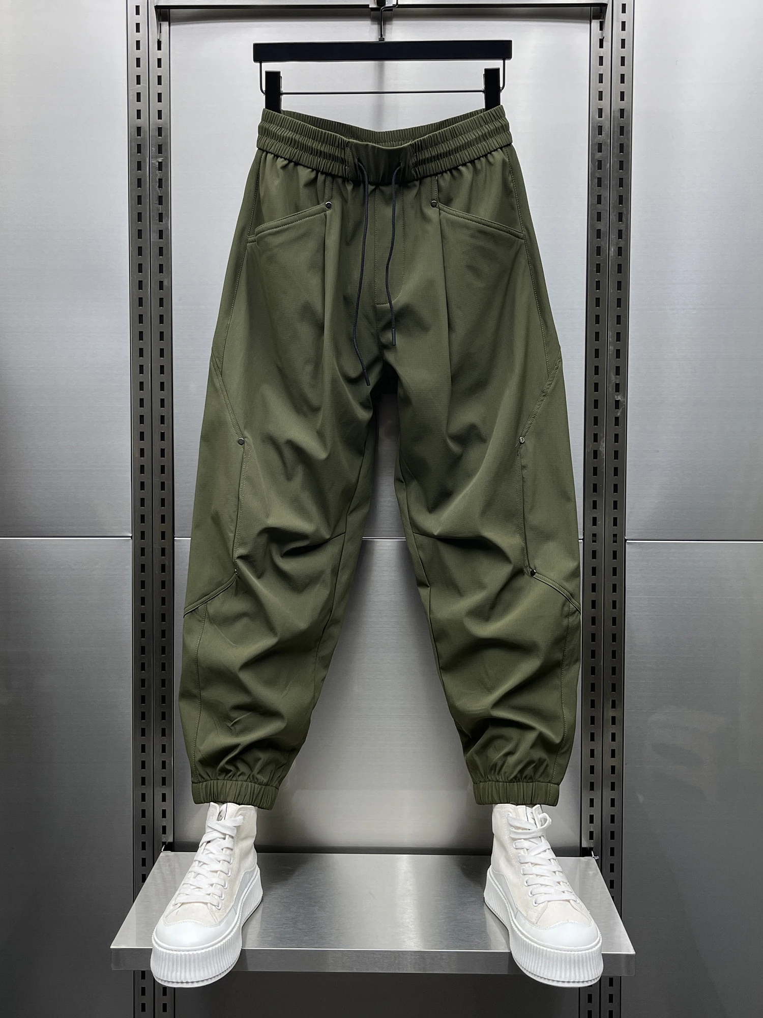 

Мужские повседневные брюки, осенние свободные брюки-карго большого размера, молодежные универсальные удобные модные брюки