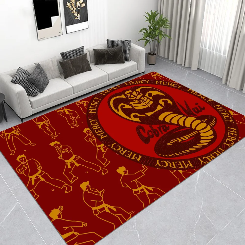 3D Cobra Kai Amanda TV Karate Room Mats Nordic Style Home Doormat Bathroom-Toilet Mats Bedroom Hotel Decor Mat