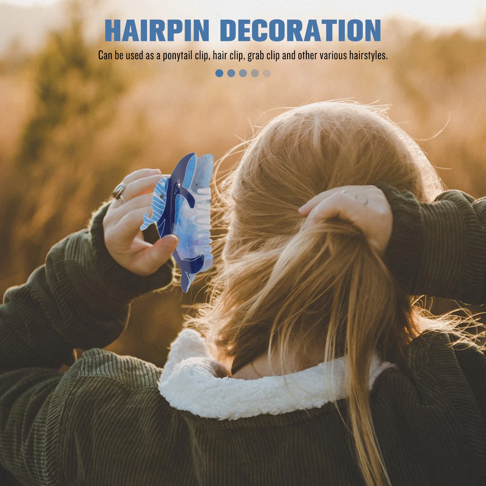 

Claw Clips Women Large Claw Clip Lightweight Clamp Durable For Thick Thin Hair Face Wash Makeup Shower Exercise