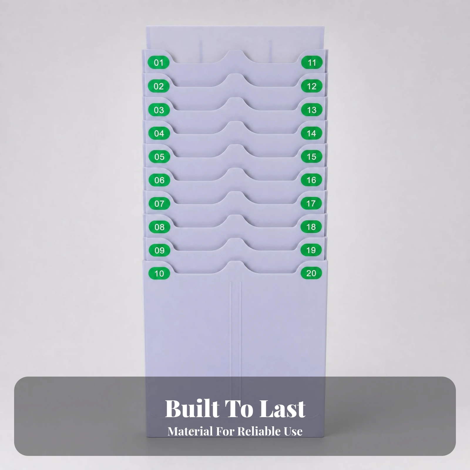 Attendance Card Holder Modular Telescopic Card Holder Stacked Smooth