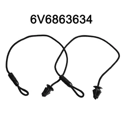 2/4Pcs Car Tailgate Trunk Parcel Shelf String Cord ABS Trunk Shelf storage board connection rope For Skoda For Fabia 2014-2021