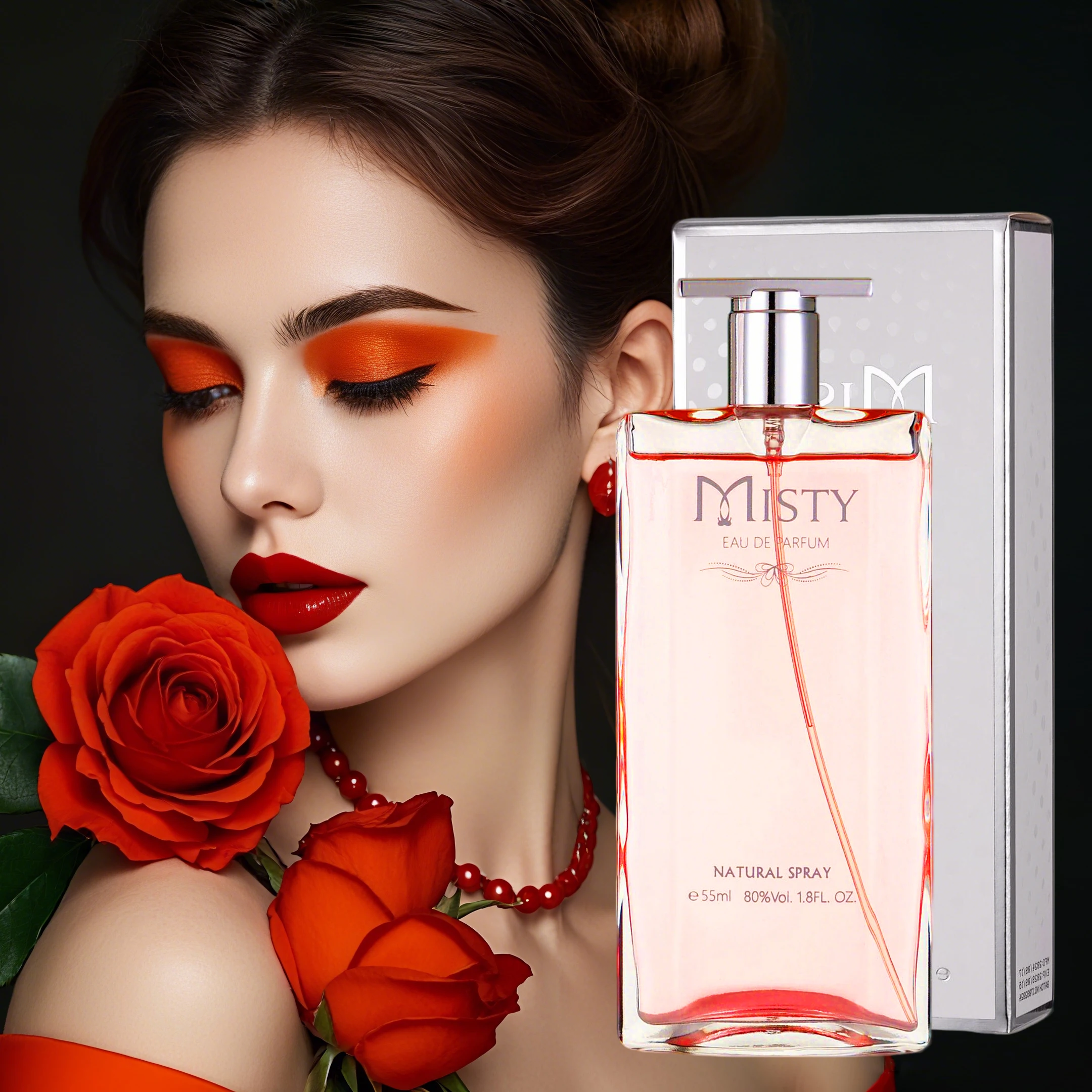 

Women's Hair & Body Fragrance Spray 100ml Long Lasting Floral Fresh Scent with Vibrant Flower Designs Perfect for Dates Parties