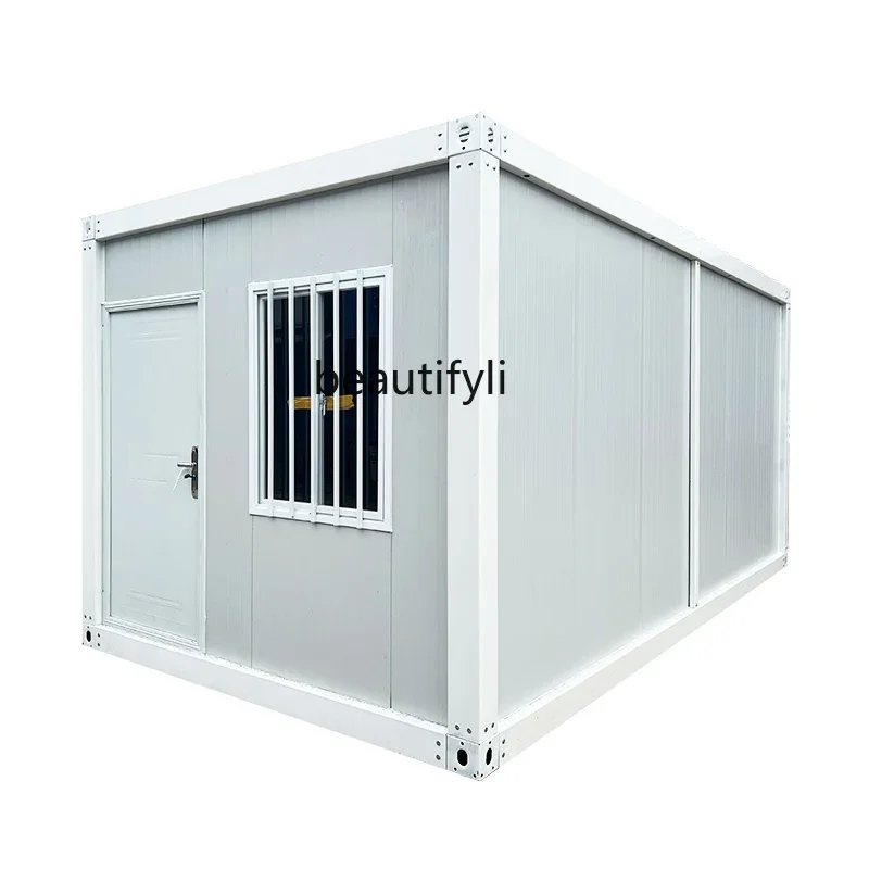 Container mobile house construction site dormitory movable board sun room frame light steel simple house