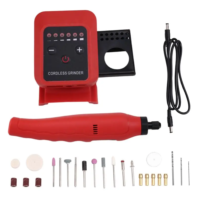 Electric Grinder For Cordless Grinder 18-21Vbattery Interface Small Electric Drill-AT36