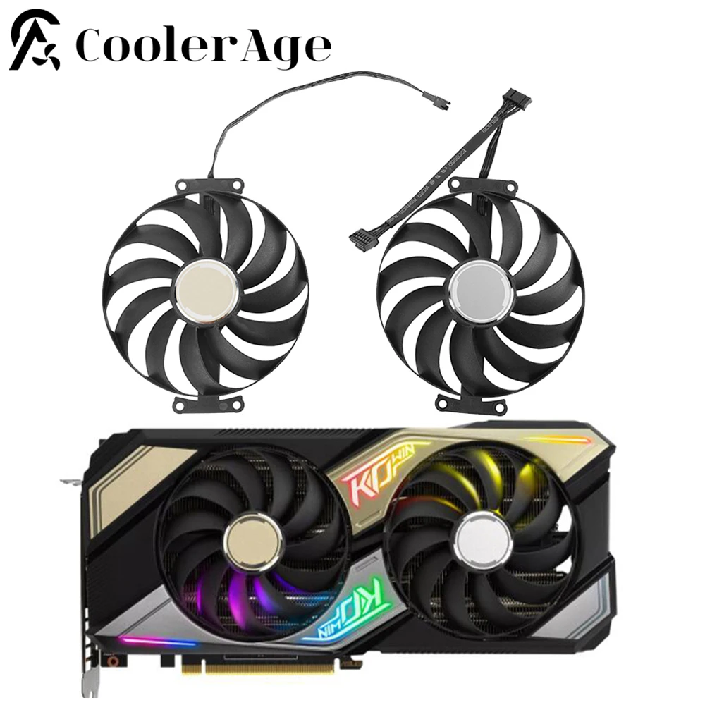 

Original 95MM CF1010U12S 7Pin RTX3060Ti RTX3070 Cooling Fan For ASUS KO GeForce RTX 3060 Ti 3070 OC Edition 8GB GDDR6 GUP Fan