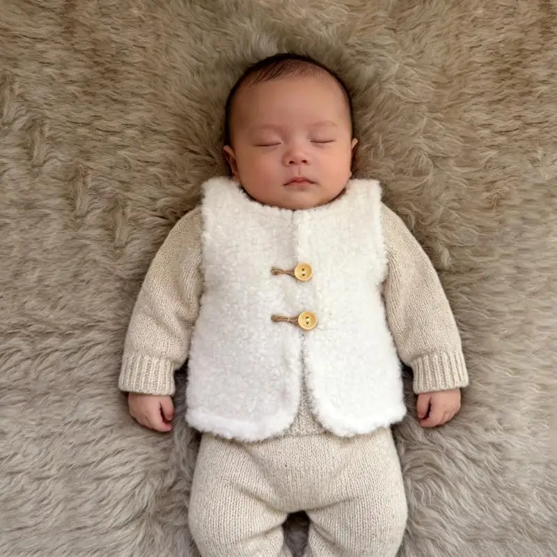 

Soft Baby Photography Vest Essential Props for Capturing Adorable Newborn Portraits in Comfort During Photoshoots A2UB