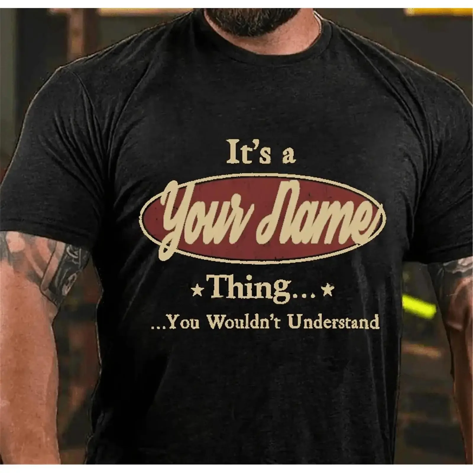 T Shirt It amp 39 s A Your Name Thing You Wouldn Understand Cotton vintage Washed Stylish designer clothes Comfortable Slightly