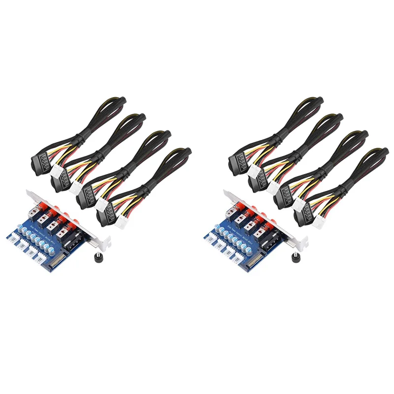 2X HDD Power Control Switch Harde schijf Selector SATA Drive Switcher voor desktop pc-computer