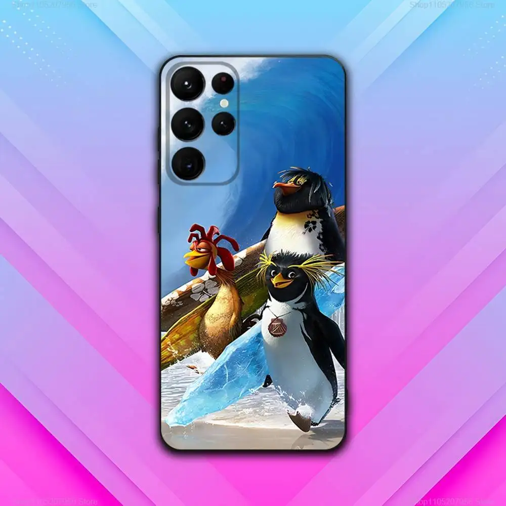 S-Surfs Up j-oe poulet noir doux pour la peau pour Samsung S20,S21,S22,S23,Fe,S24,S25,S30,Lite,5G,Ultra,Plus coque de téléphone