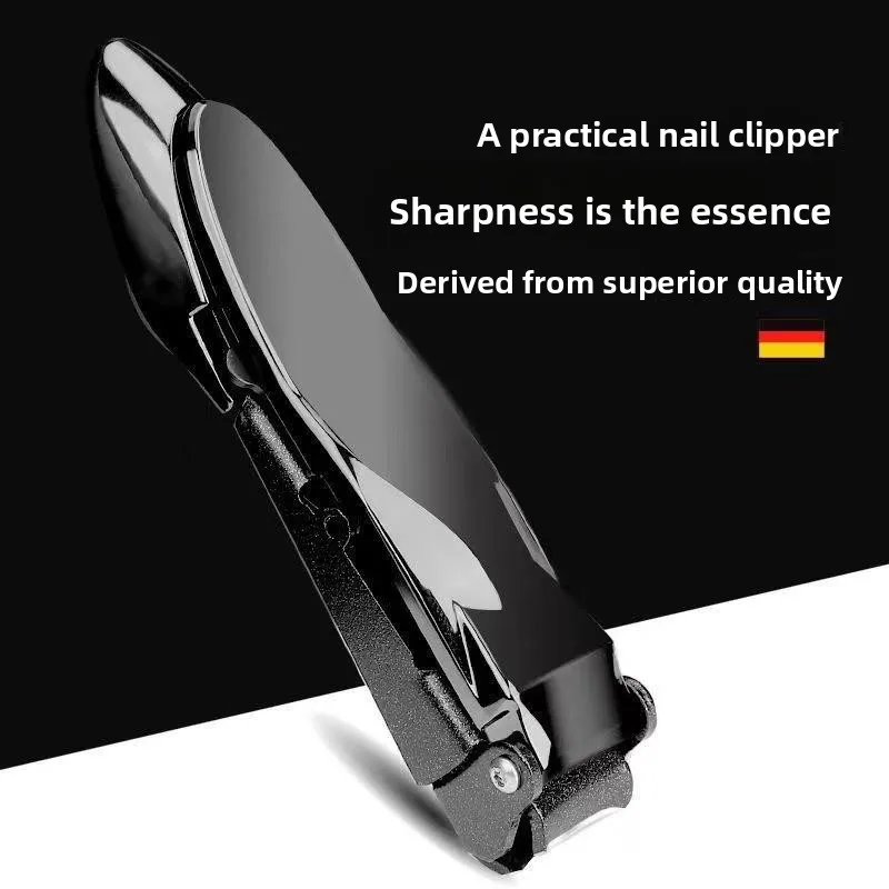 

German Precision Stainless Steel Nail Clipper Set Multi-Function Splash-Proof Home Use Nail Scissors Manicure Tools