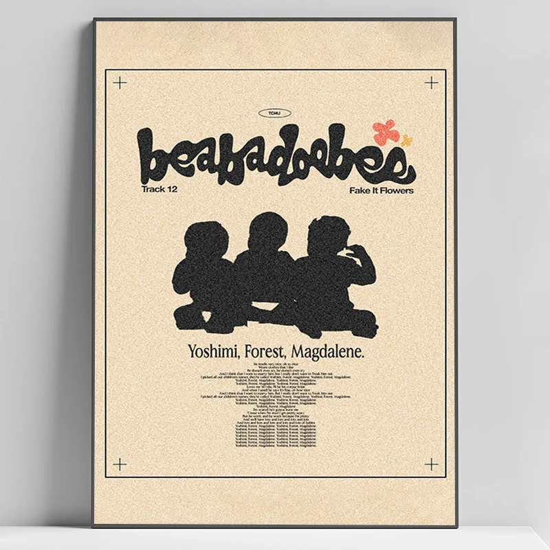 

British Singer Beabadoobee Album Poster Decorative Paintings Wall Decoration for Home Decorations for the Room Canvas Decor Art