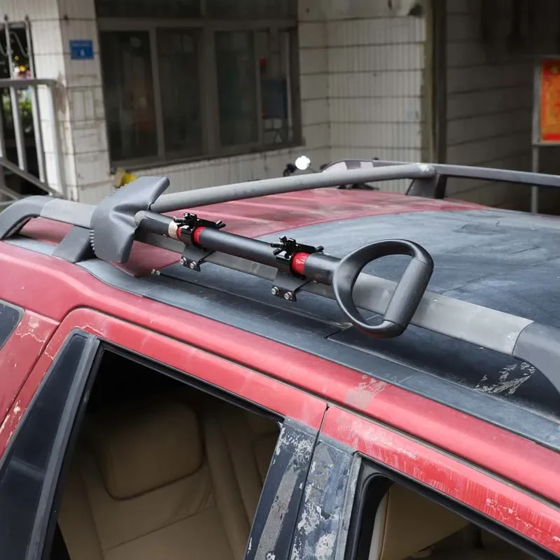 

Carbon Steel Black Car Roof Rack Engineering Shovel Bracket Car Accessories For Land Rover Freelander 2 2007-2015