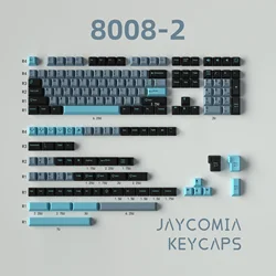 JAYCOMIA 173 keys/set GMK 8008 Cherry Profile Keycap PBT Double Shot With ISO Enter 6.5U 7U Spacebar