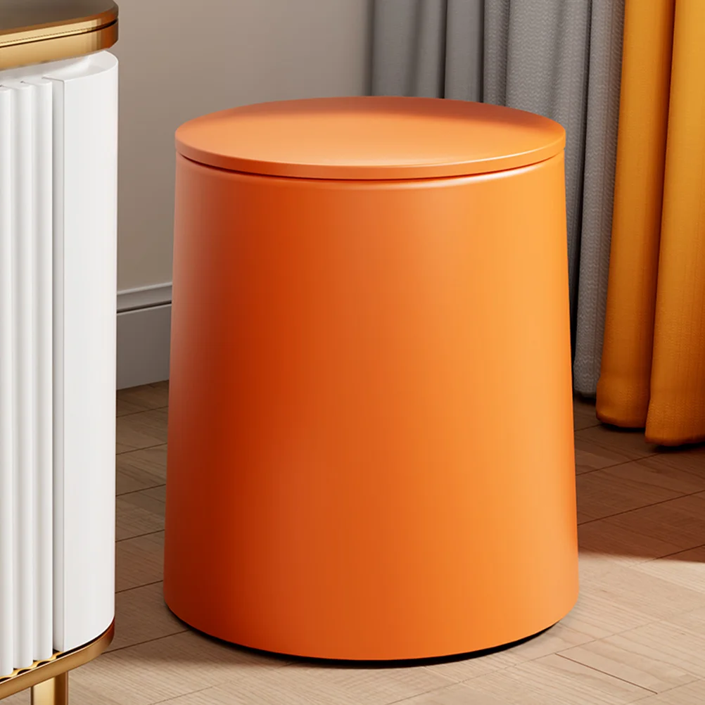 

Press Top Trash Bin 10L Thickened Dual Bucket Plastic Garbage Can For Kitchen Bathroom Bedroom Office Waste Container