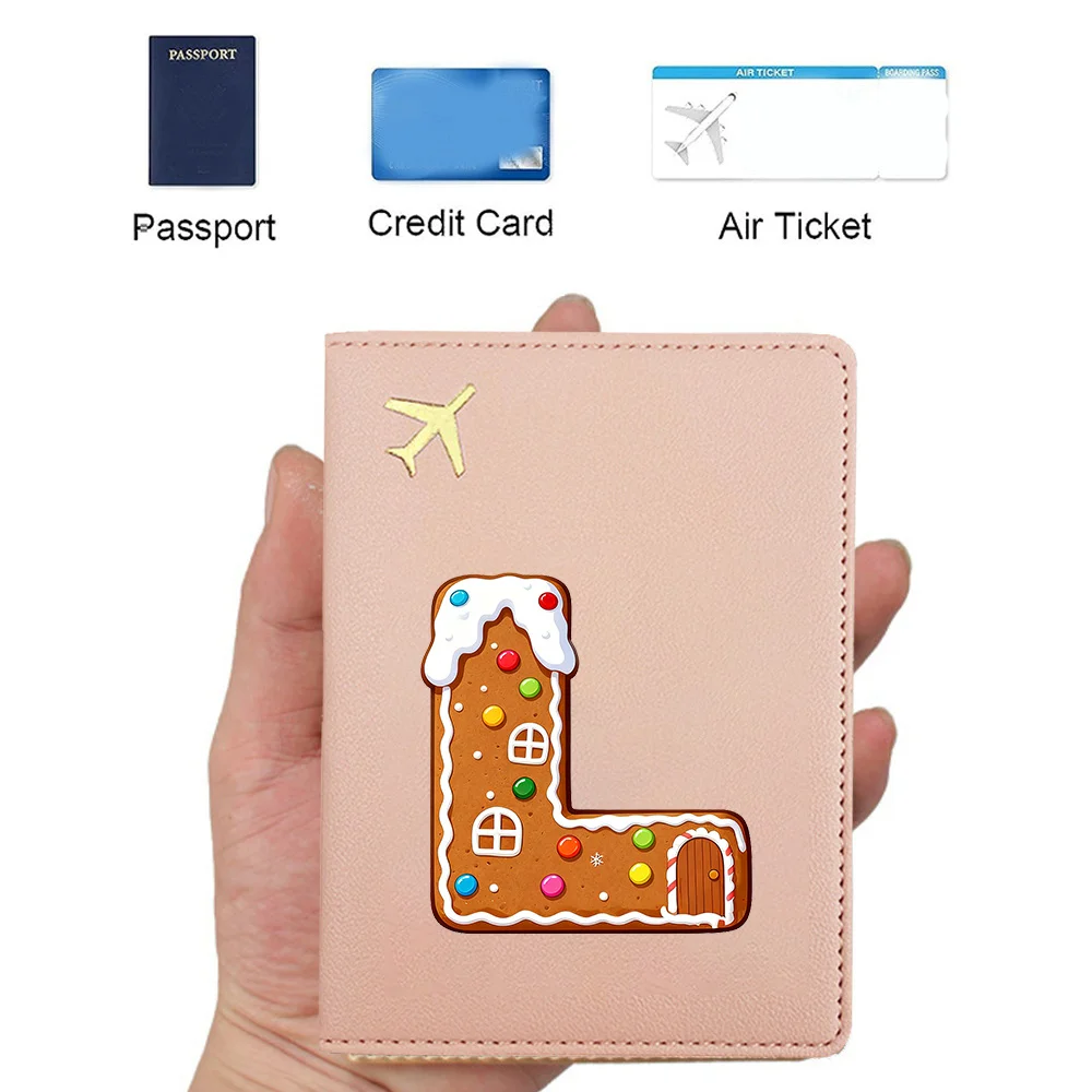 بسيطة بو حامل جواز السفر جواز السفر بطاقة واقية حالة السفر المحمولة المحفظة أساسيات السفر نمط منزل الزنجبيل