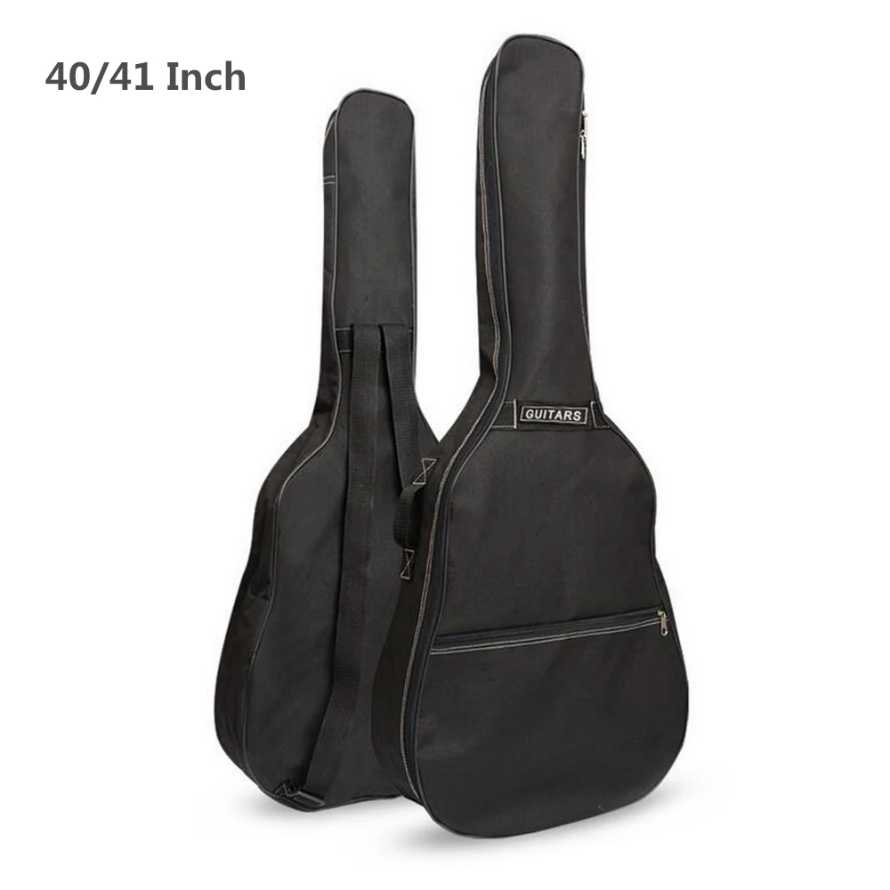 

40 / 41Inch Acoustic Folk Guitar Bass Bag Backpack Double Straps 600D Oxford Waterproof Guitar Soft Carry Case Gig Bag Cover