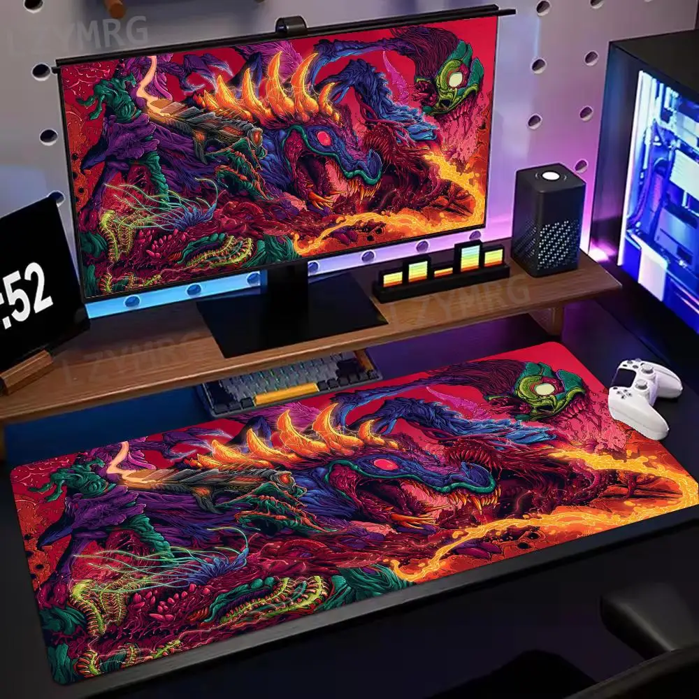 

Hell Monster Mouse Pad Large Size Rubber Base Non-slip PC Desk Accessories Mousepad for Office and Gamer Keyboard Mats Decor Mat