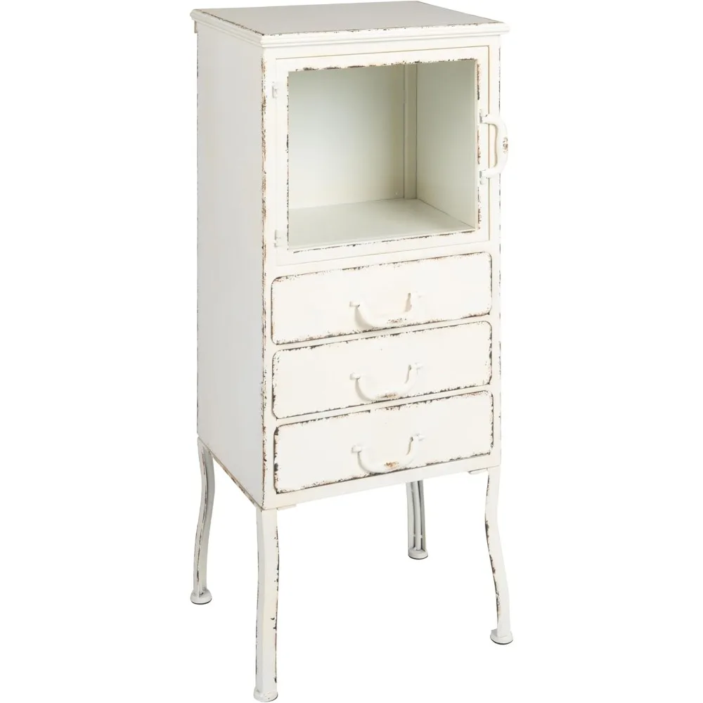 

Creative Co-Op Metal Cabinet with 3 Drawers