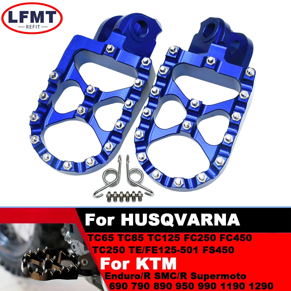 

Footrests Footpeg Foot Pegs Rests Pedals For Beta RR 250 300 350 390 400 430 450 480 498 500 520 525 4T Xtrainer GASGAS ES SM