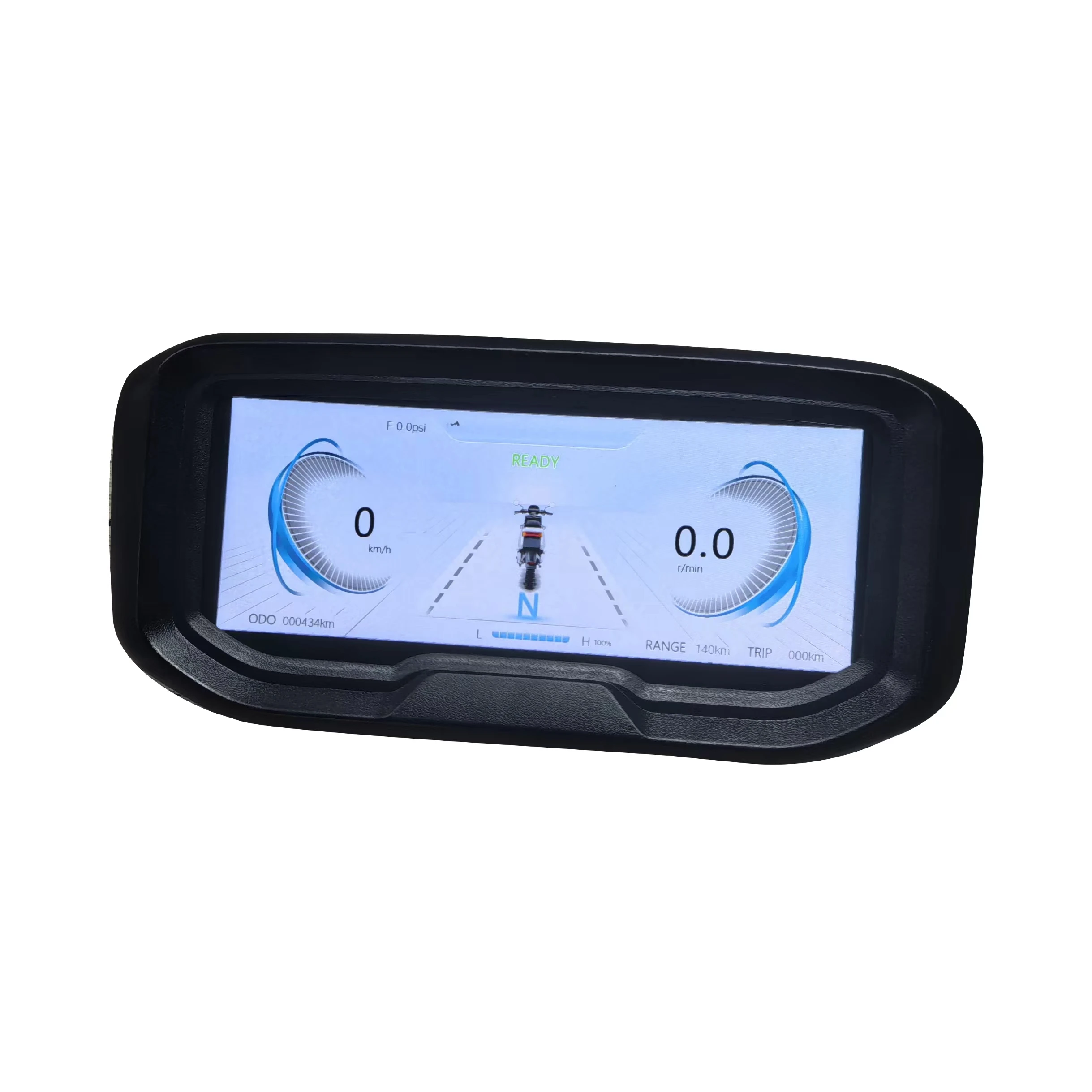 6.86 Inch TFT Motorcycle Speedometer with CANBUS and ONE LINE Protocol for Engine Motorcycle