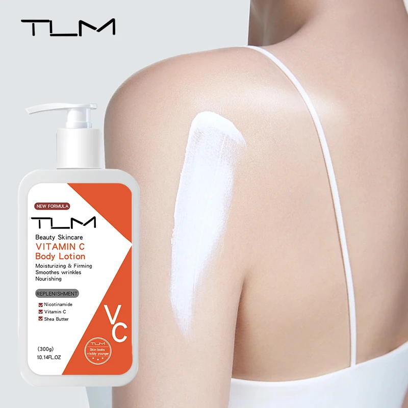 

TLM TUMVitamin C Moisturising Lotion For Dry Skin Deep Hydration Nourishing Hyaluronic Acid Ceramides Cream Skin Care Body Care