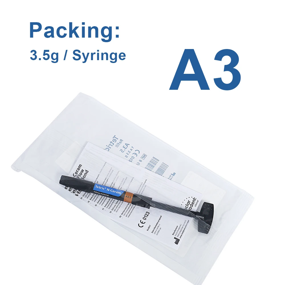 Tetric N Ceram Ivoclar Vivadent Dental Materials Filling Universal Restorative Products Syringe for Teeth Dentistry Supplies