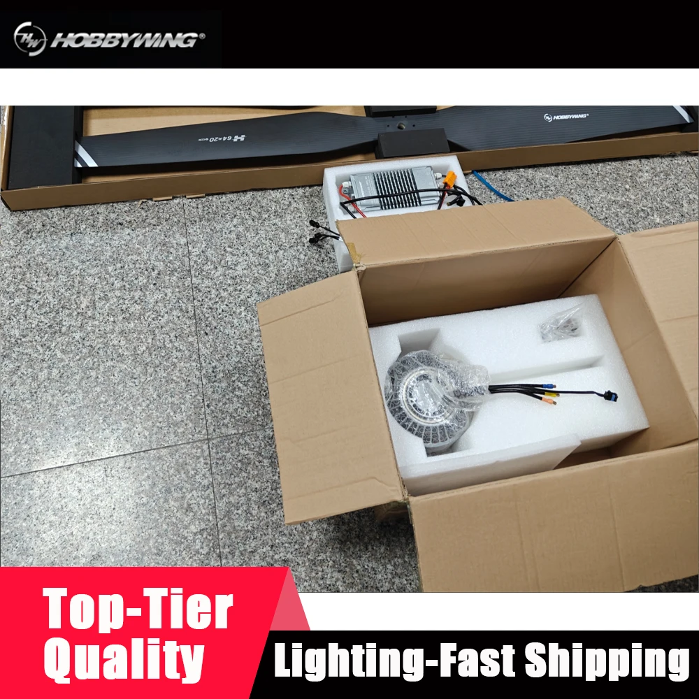 

NEW Hobbywing P50M High-Voltage BLDC Motor 400V Heavy-Duty Electric Motor for Large Drones 50-65kg Thrust Suitable
