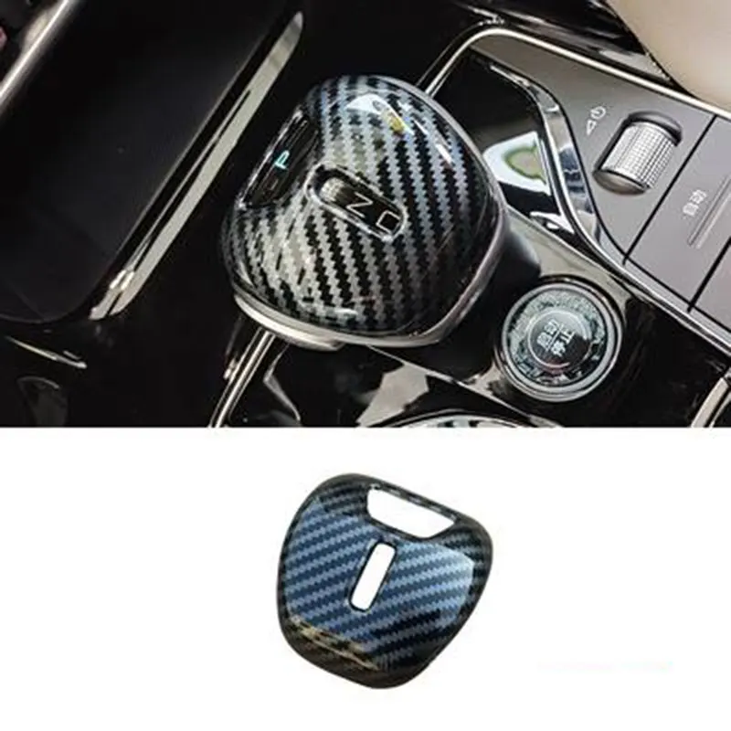 Car Gear Lever Head Cover Protector for Byd Frigate Corvette 07 2023 2024 2025 Carbon Fiber Shift Knob Accessories Kit Auto Part