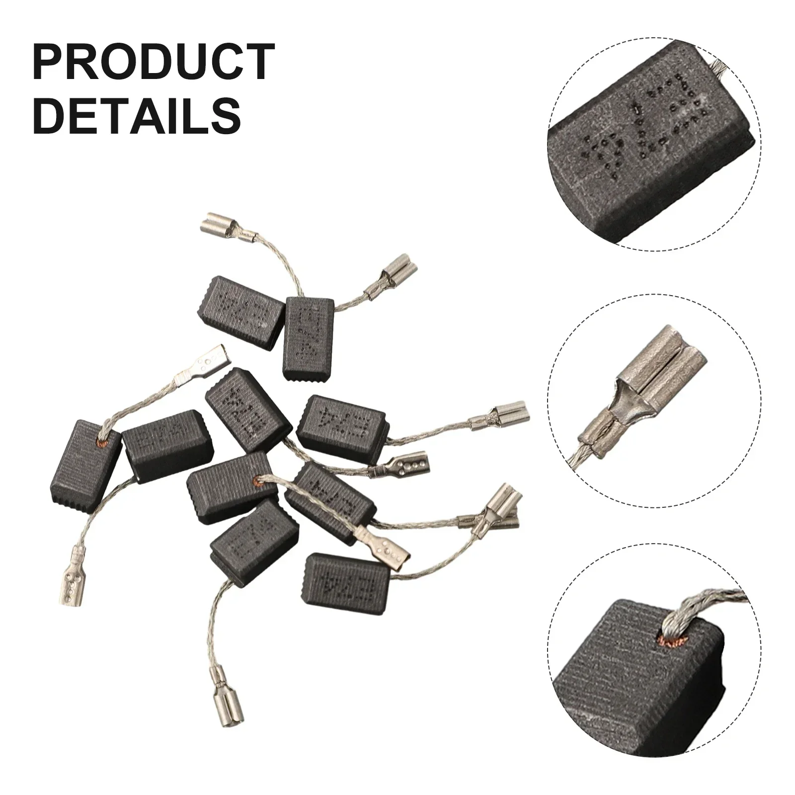 

For Bosch E74/GWS7-100/GWS7-100 For Bosch GWS7-125 GWS7-100T GOP250CE Power Tool Carbon Brush High Quality Parts Replacement