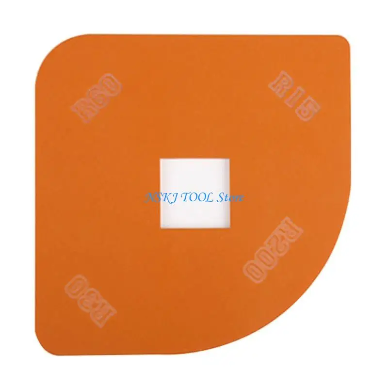 L8RC Woodworking Templates Jig Tool Radius Corners Trimming Corner Template