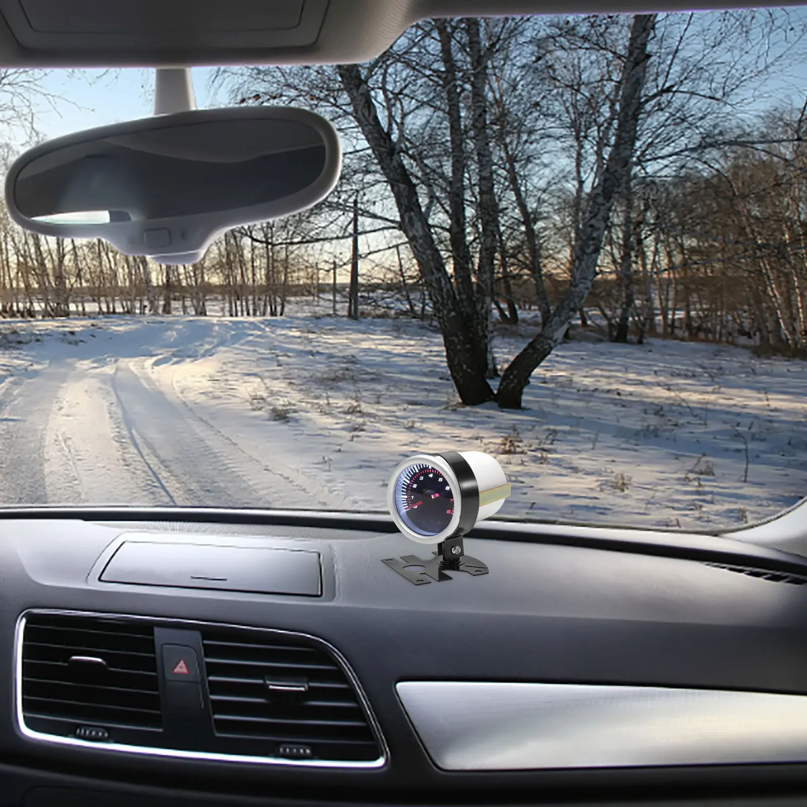 

52Mm Iron Holder Adjustable Swivel Mount For Car Interior Modification Car Interior Modification Dashboard Meter Pod Decor