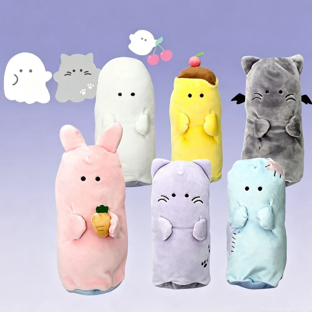 Kawaii Pencil Bags Cartoon Cat Rabbit Pencil Case Large Capacity Stationery Bag Storage Bag Suitable for Students and Office Use