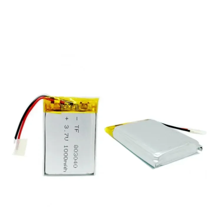 803040 маленьких пистолетов, карта большой емкости, акустическая батарея, литиевая батарея 3,7 В, 1000 мАч, зарядка звука Bluetooth.