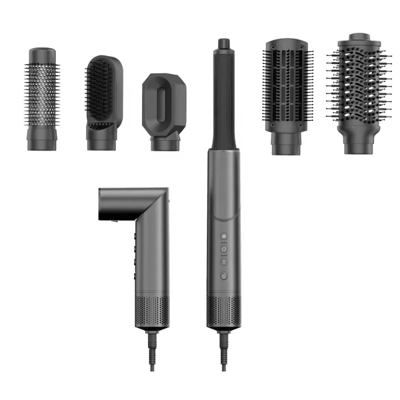 

【Fashionable】New Arrival 7-in-1 Ionic All-In-One Curling Iron - Foldable Travel-Friendly Hair Styler With Versatile Styling Func