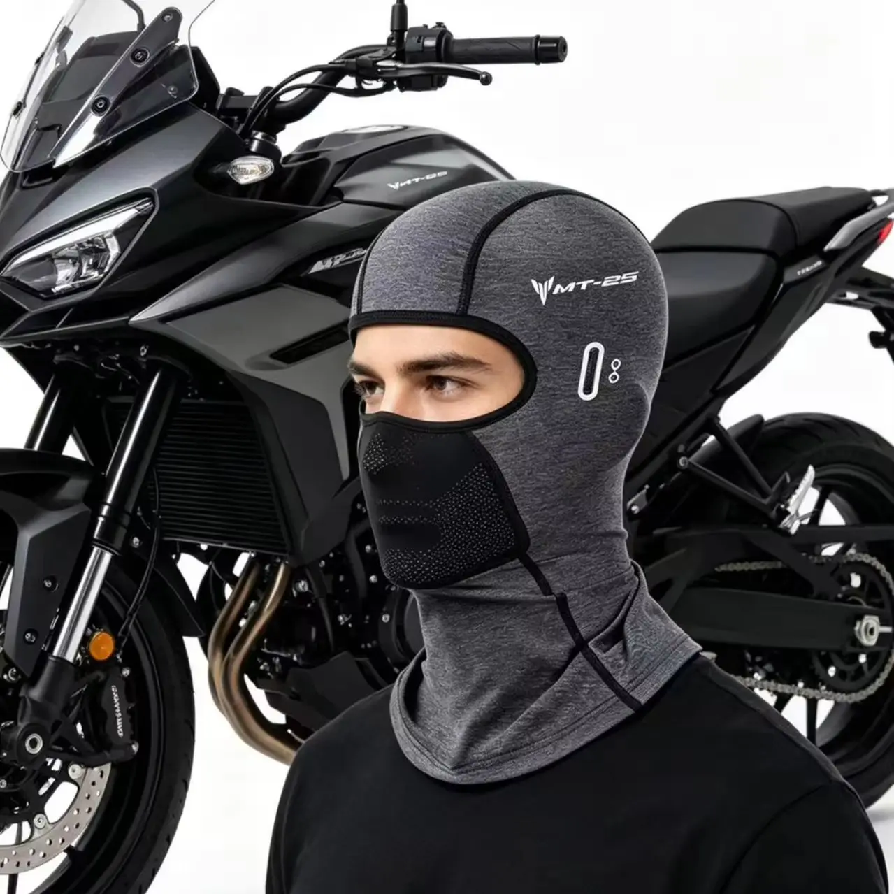 

For YAMAHA MT09 MT07 MT10 MT03 MT25 MT125 MT 09 07 Motorcycle Balaclava Hoile Summer Glasses Face Breathable Winter Warm Ski hat