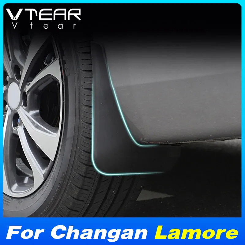 

Vtear Car Anti Dirty Mudguard Fender Wing Cover Decoration Tire Splash Accessories Exterior Guard Parts For Changan Lamore 2024