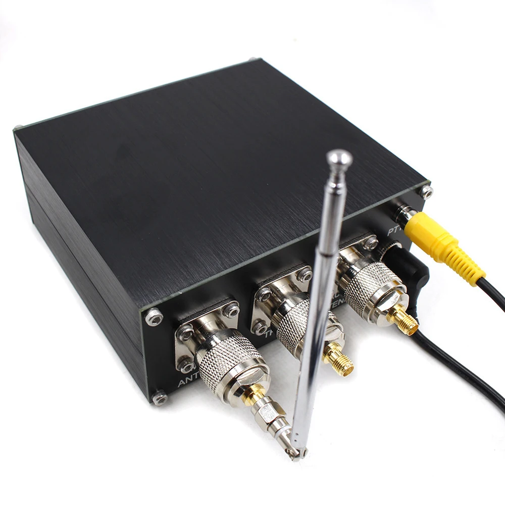 Professional QRM Eliminator X-Phase Built-in PTT Control 1-30 MHz HF Band QRM Eliminator Aluminum Alloy QRM Canceller Radio TV B