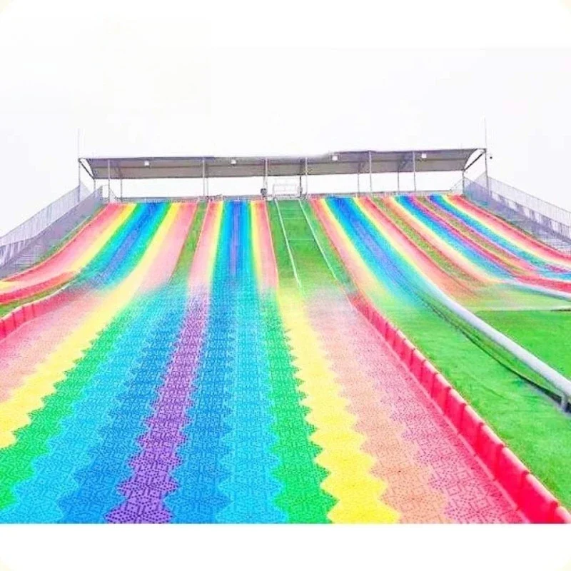 Playground Snow Slide Rainbow Slide Dry Ski Plastic Slide
