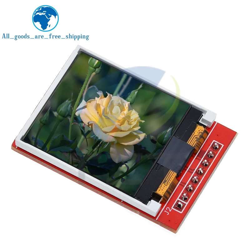 TZT 1/3PCS 1.44 inch TFT LCD Display Module 5V 3.3V 128*128 Color Sreen SPI Compatible For Arduino mega2560 STM32 SCM 51