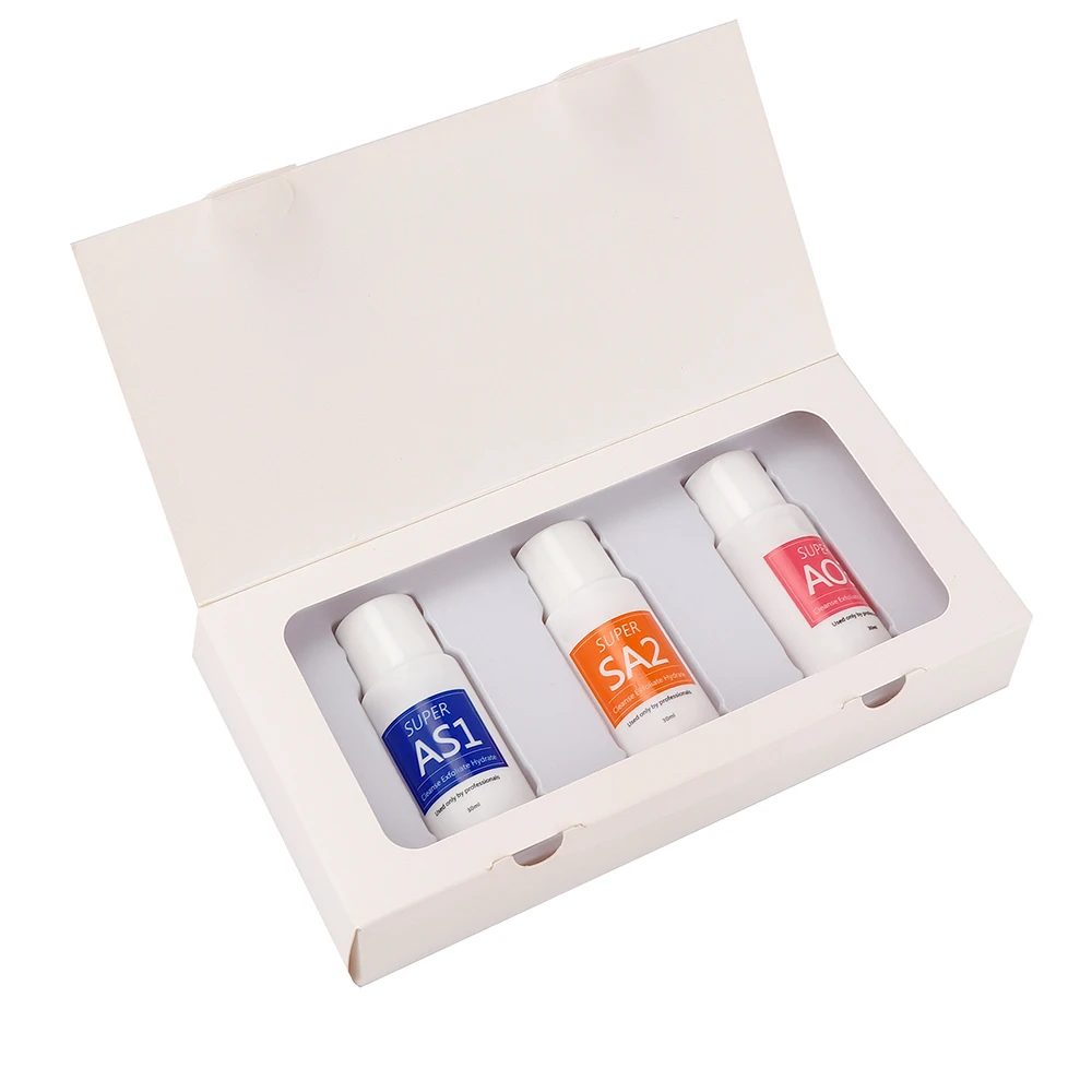 Facial Skincare Solution Face Serum AS1 SA2 AO3 Aqua Peel Solution For Facial Machine Skin Deep Cleaning Serums