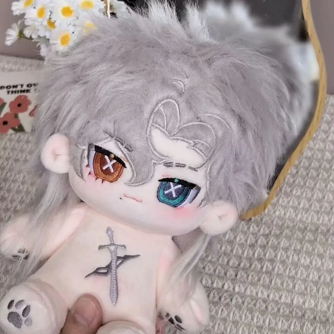 

Anime Richard knight Identity Ⅴ 20cm Handsome Boy Plush Doll Stuffed Body Dress Up Clothes Cotton Plushies Figures Xmas Gift