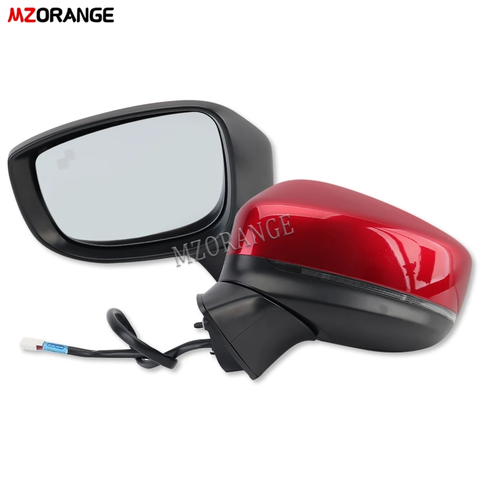 Car Rearview Side Mirror Assy For MAZDA CX5 CX-5 2017-2020 With Electric folding Heating Turn signal Electric adjustment 9pins